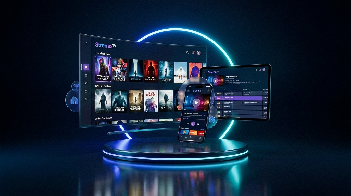 StremoTV on Android TV, tablet and phone
