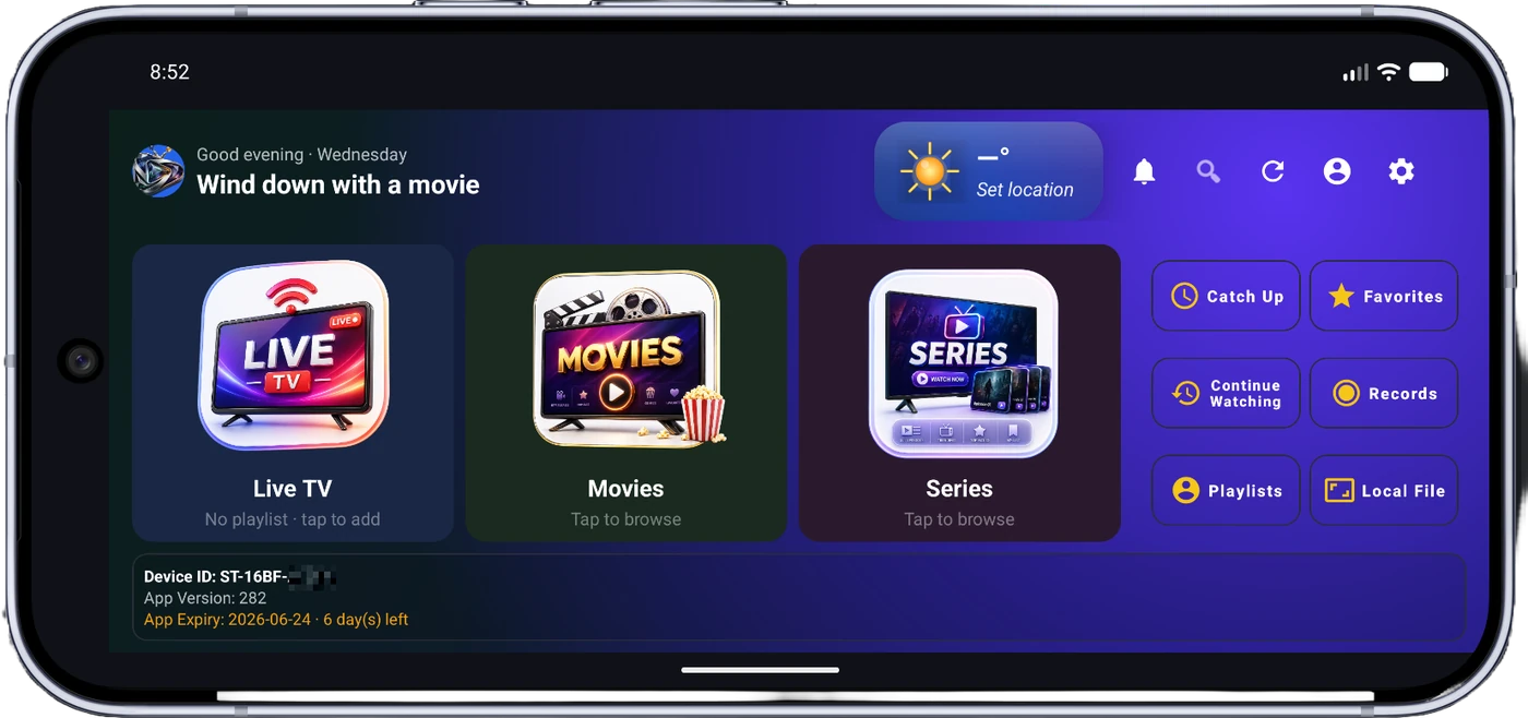 StremoTV on Android mobile