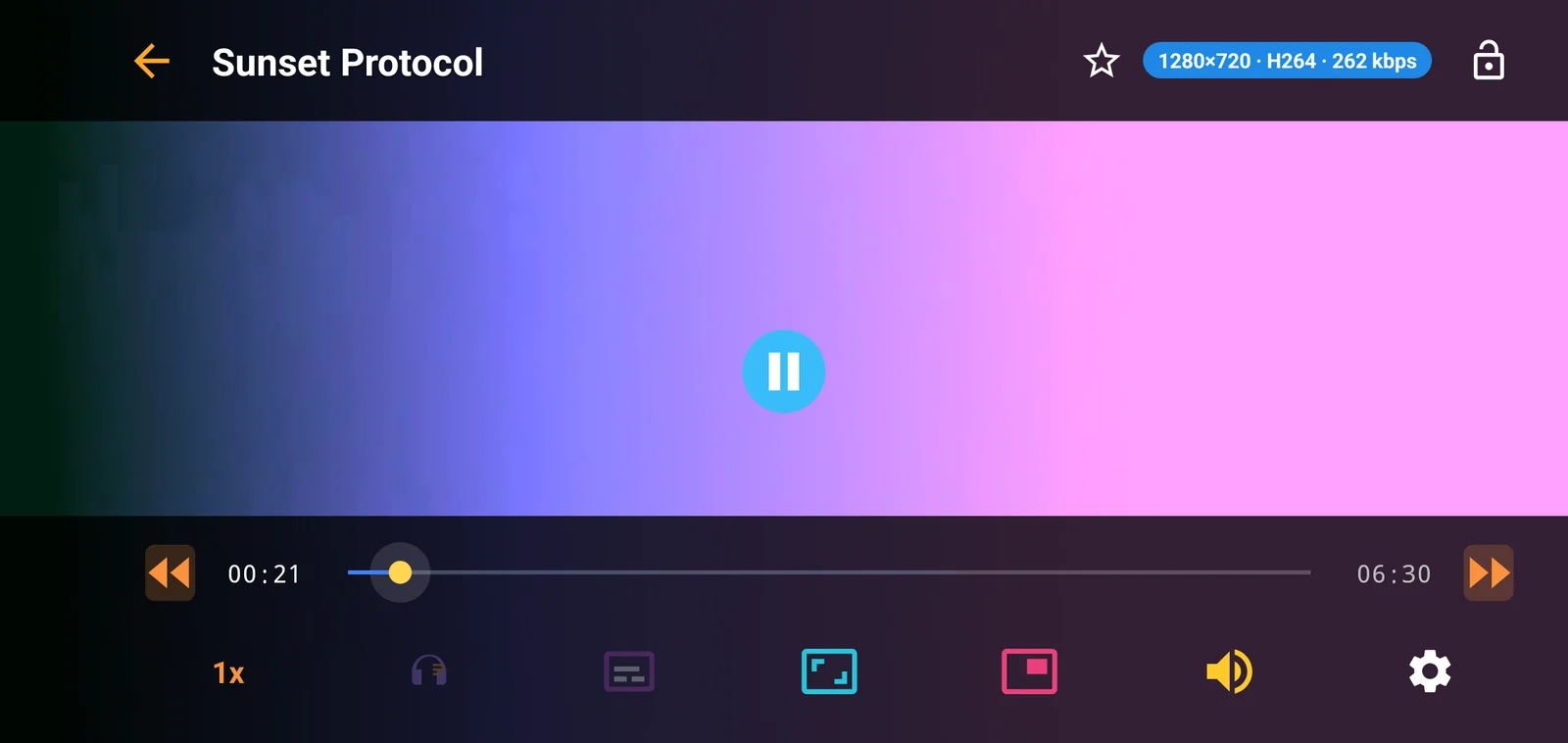 Offline player with seek bar and 10 second skip buttons