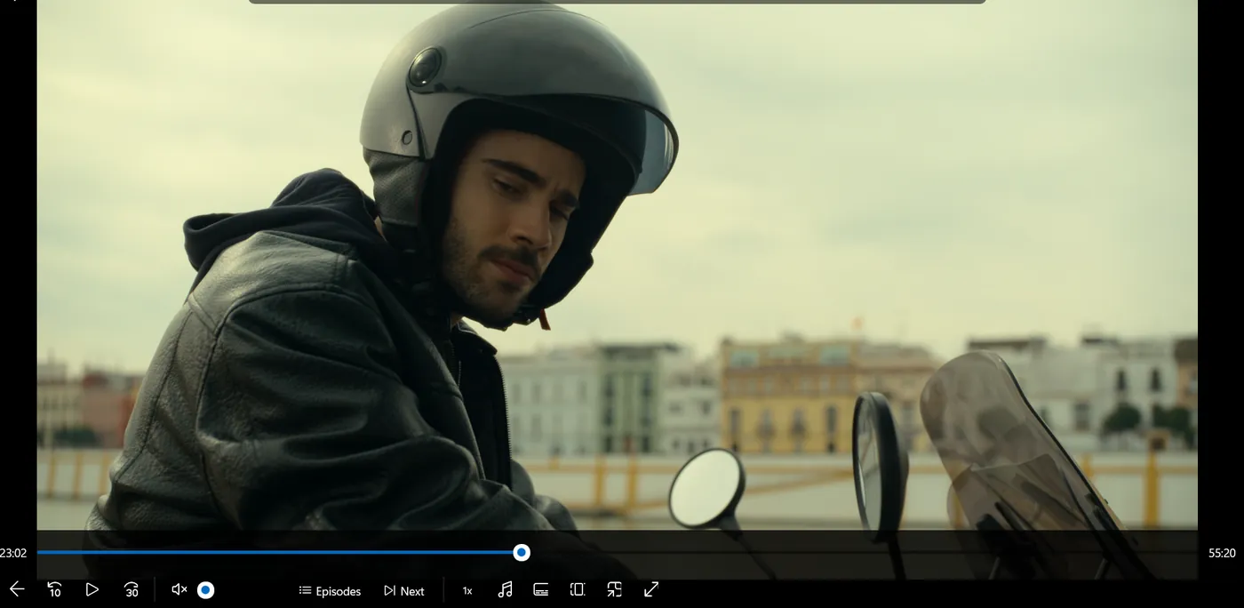 StremoTV player on Windows